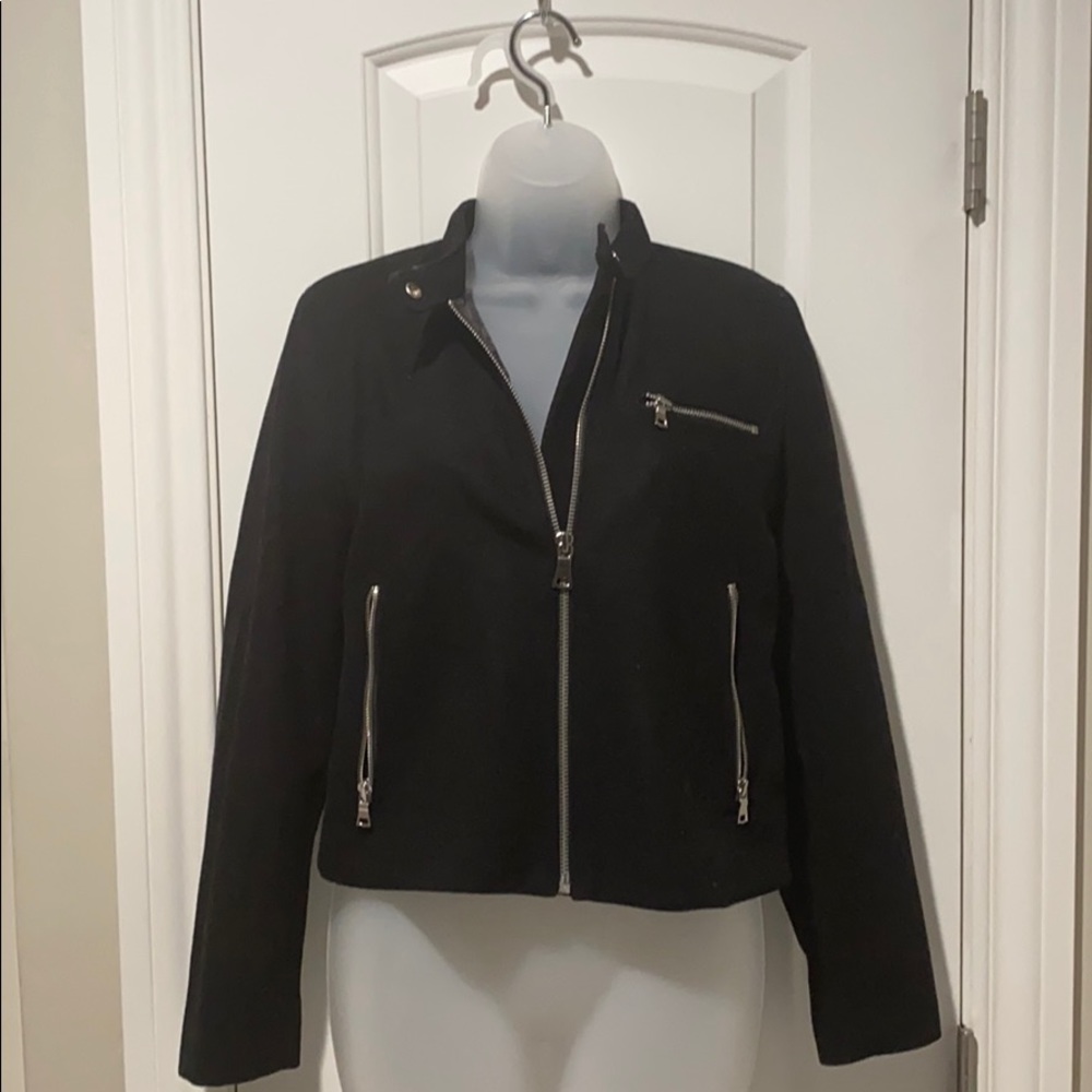 Gap Women Wool Moto Jacket